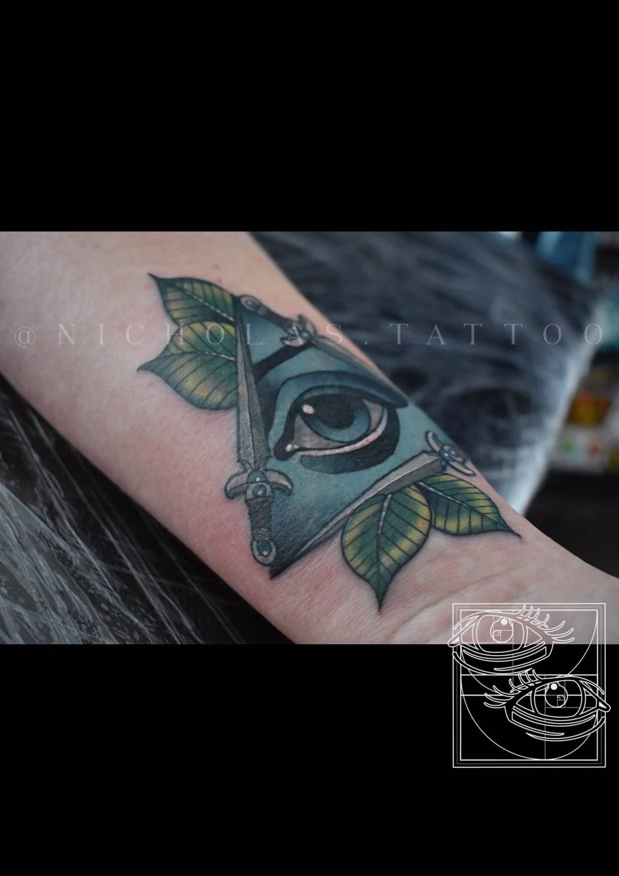 Sword Eye Tattoo