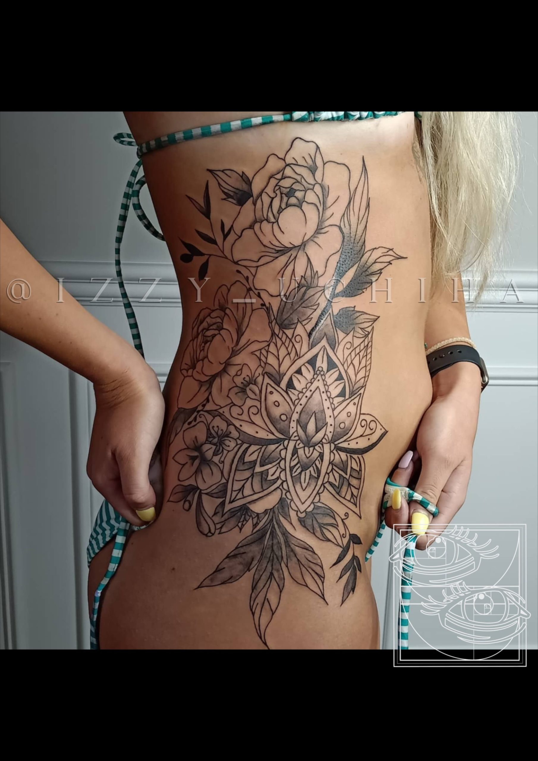 Flower Ribs | Izzy Uchiha | Independence Ink